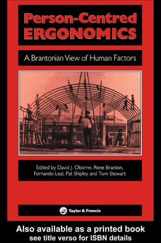 Tapa de Person-centred ergonomics