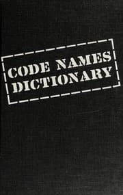 Tapa de Code names dictionary