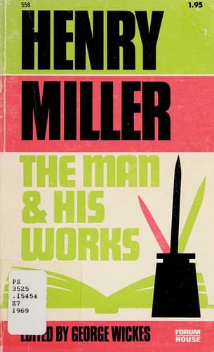 Tapa de Henry Miller