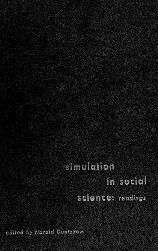 Tapa de Simulation in social science
