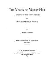 Tapa de The Vision of Misery Hill: A Legend of the Sierra Nevada