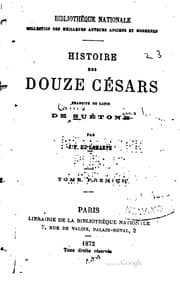 Tapa de Histoire des douze Césars