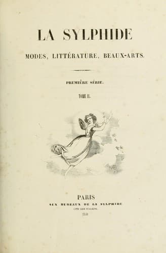 Tapa de La Sylphide