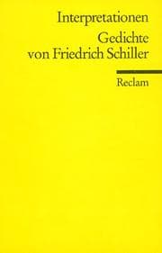 Tapa de Gedichte von Friedrich Schiller (Interpretationen) (German Edition)