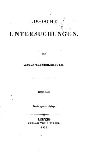 Tapa de Logische Untersuchungen