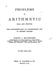Tapa de Problems in arithmetic