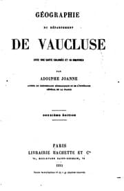 Tapa de Géographie du département de Vaucluse