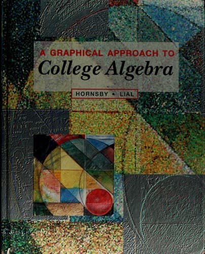 Tapa de A graphical approach to college algebra