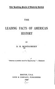 Tapa de The Leading Facts of American History