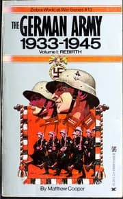 Tapa de The German Army 1933-45, vol.1