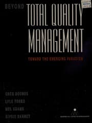 Tapa de Beyond Total Quality Management