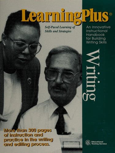 Tapa de Learning Plus Writing (Learning Plus Writing ETS Educational Testing Series)