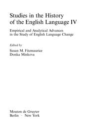 Tapa de Studies in the history of the English language IV