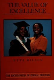 Tapa de The Value of Excellence (Encyclopedia of Ethical Behavior)