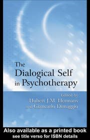 Tapa de DIALOGICAL SELF IN PSYCHOTHERAPY; ED. BY HUBERT J.M. HERMANS