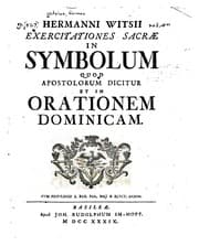 Tapa de Exercitationes sacræ in symbolum quod Apostolorum dicitur