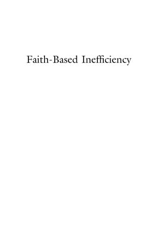 Tapa de Faith-based inefficiency