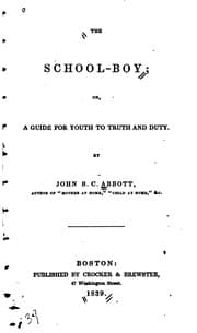 Tapa de The school-boy