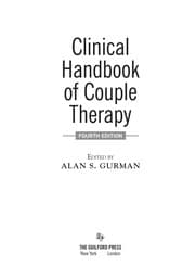 Tapa de Clinical handbook of couple therapy