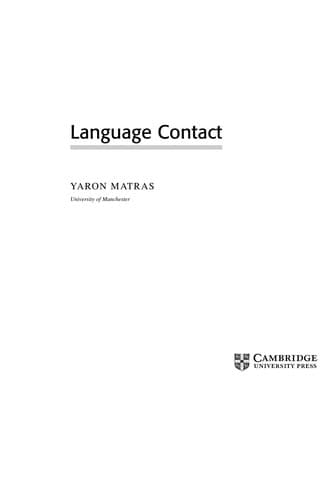 Tapa de Language contact