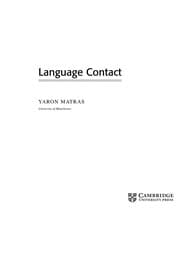 Tapa de Language contact