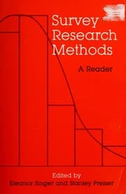 Tapa de Survey research methods