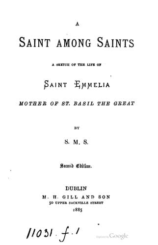 Tapa de A saint among saints