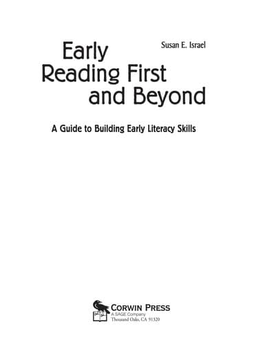 Tapa de Early reading first and beyond