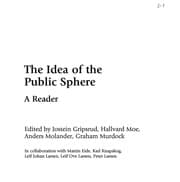 Tapa de The idea of the public sphere