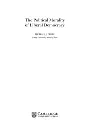 Tapa de The political morality of liberal democracy