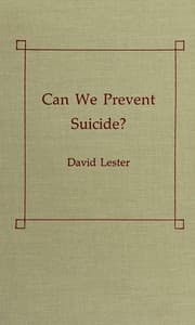 Tapa de Can we prevent suicide?