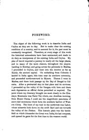 Tapa de Indika: The Country and the People of India and Ceylon