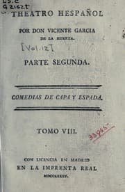 Tapa de Theatro hespañol
