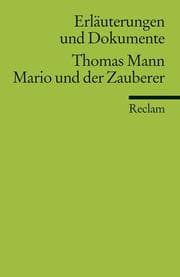 Tapa de Thomas Mann, Mario und der Zauberer
