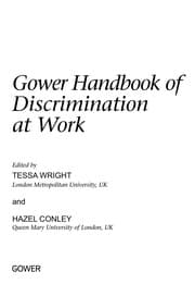 Tapa de Gower handbook of discrimination at work