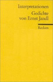 Tapa de Interpretationen. Gedichte von Ernst Jandl.