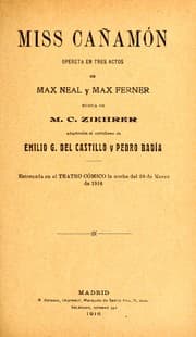 Tapa de Miss Cañamón