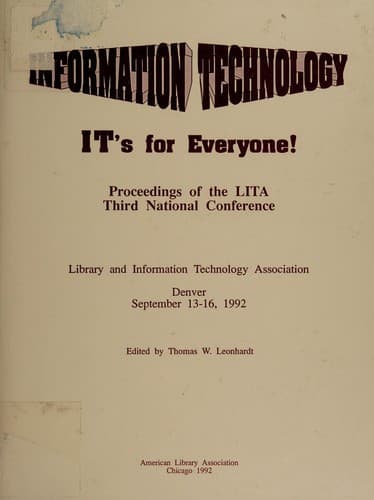 Tapa de Information Technology