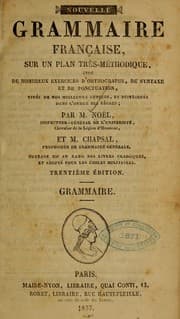 Tapa de Nouvelle grammaire française