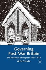 Tapa de Governing Post-War Britain