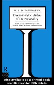 Tapa de Psychoanalytic studies ofthe personality