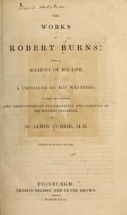 Tapa de The works of Robert Burns