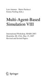 Tapa de Multi-Agent-Based Simulation VIII
