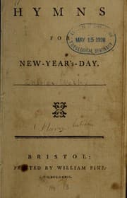 Tapa de Hymns for New-Year's-Day