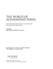 Tapa de The world of Achaemenid Persia