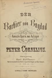 Tapa de Der Barbier von Bagdad