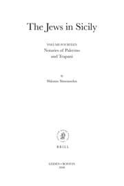Tapa de The Jews in Sicily