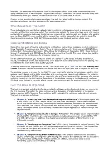 Tapa de Implementing Cisco IP switched networks (SWITCH) foundation learning guide