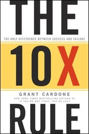 Tapa de The 10x rule