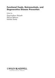 Tapa de Functional foods, nutraceuticals, and degenerative disease prevention